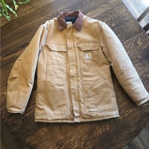 Carhartt loose fit firm duck insulated coat size 36 regular (small)